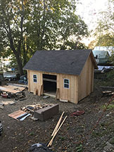 Finished shed